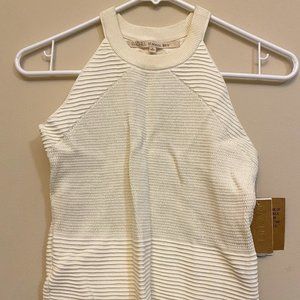 Rachel Roy White Knit Tank NWT